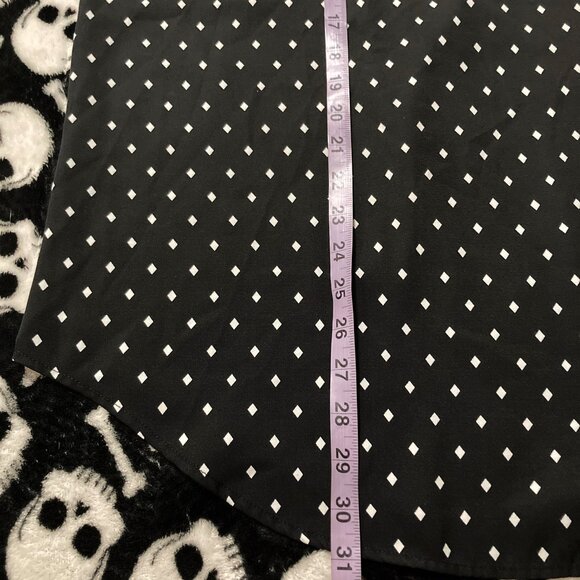 RICKI'S Plus-size black white diamond print tank top ~ Goth 2X XXL 3X XXXL shirt - Picture 6 of 13